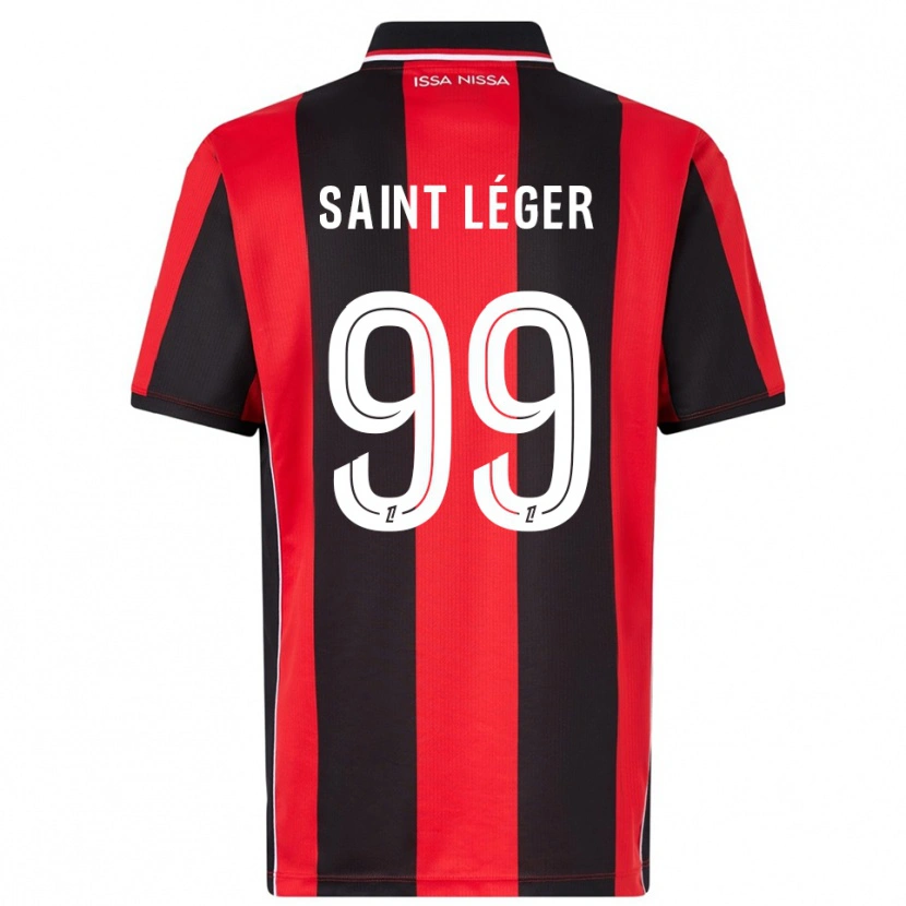 Danxen Børn Maureen Saint Léger #99 Rød Sort Hjemmebane Spillertrøjer 2025/26 Trøje T-Shirt