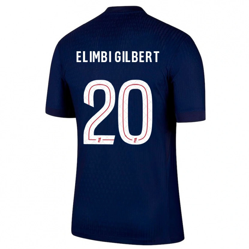 Danxen Børn Tara Elimbi Gilbert #20 Navy Rød Hjemmebane Spillertrøjer 2025/26 Trøje T-Shirt