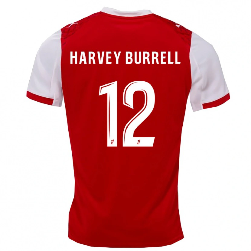 Danxen Børn Ezeckiel Zola Ngundu #12 Rød Hvid Hjemmebane Spillertrøjer 2025/26 Trøje T-Shirt