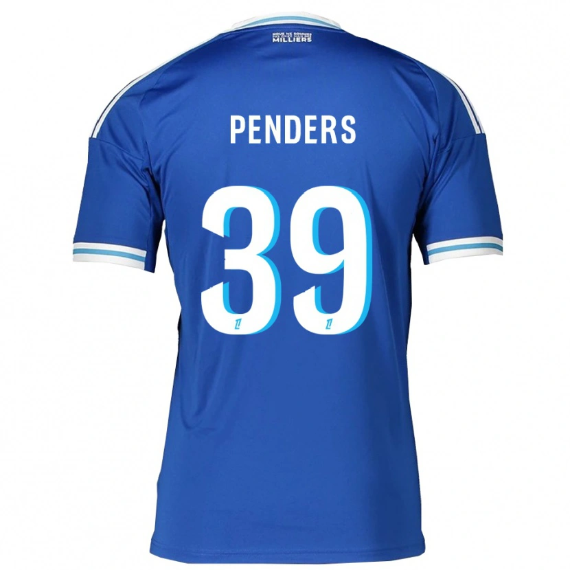 Danxen Børn Mike Penders #39 Blå Hvid Hjemmebane Spillertrøjer 2025/26 Trøje T-Shirt
