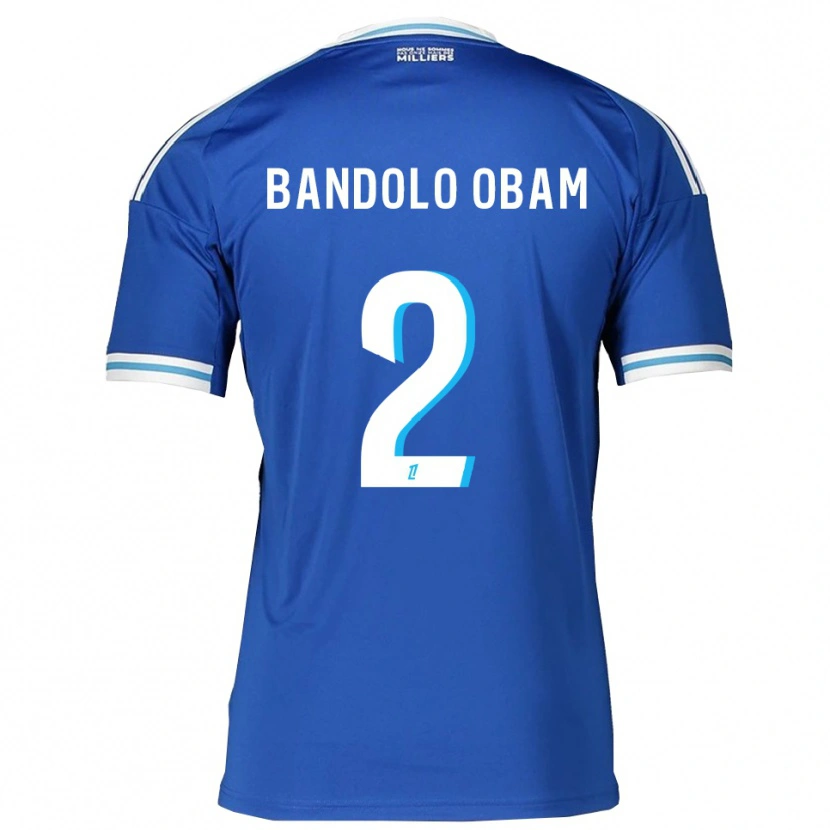 Danxen Børn Randy Bandolo Obam #2 Blå Hvid Hjemmebane Spillertrøjer 2025/26 Trøje T-Shirt