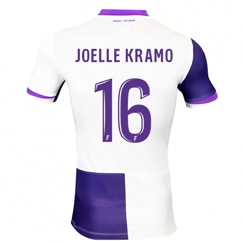 Danxen Børn Marie Joelle Kramo #16 Lilla Hvid Hjemmebane Spillertrøjer 2025/26 Trøje T-Shirt