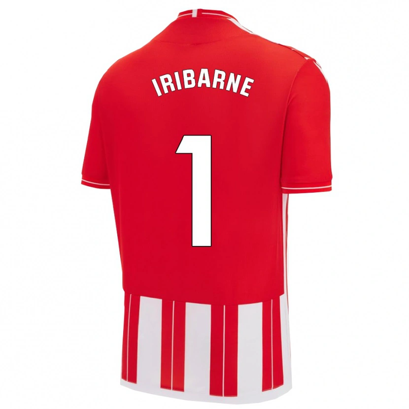 Danxen Børn Bruno Iribarne #1 Rød Hvid Hjemmebane Spillertrøjer 2025/26 Trøje T-Shirt