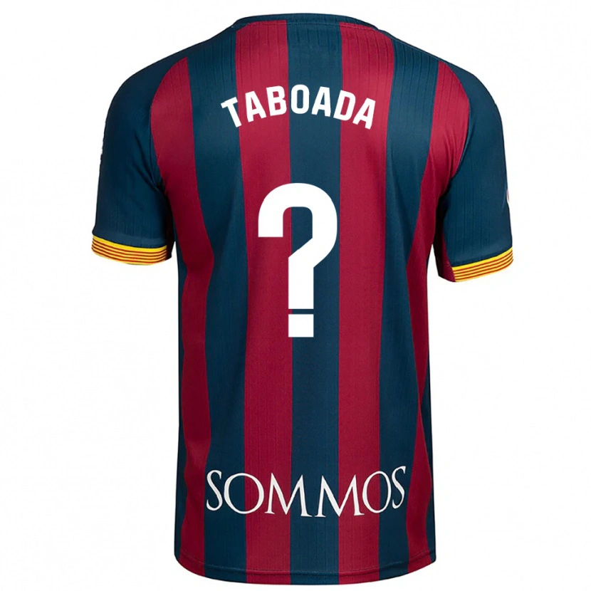 Danxen Børn Héctor Taboada #0 Navy Blå Rød Hjemmebane Spillertrøjer 2025/26 Trøje T-Shirt