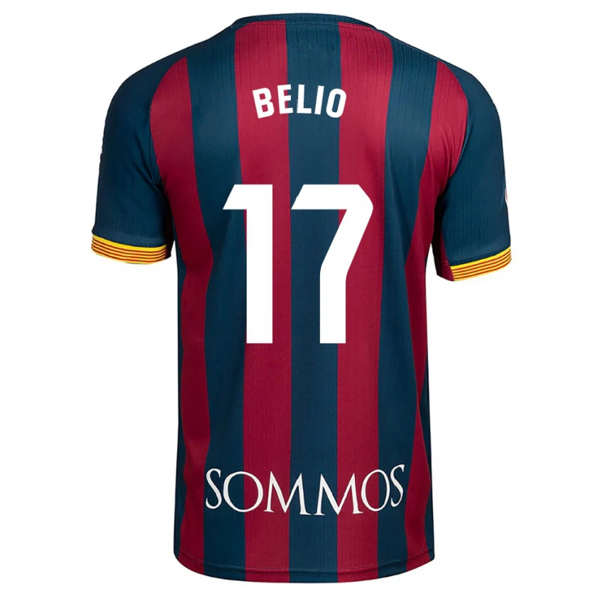 Danxen Børn Marta Belio #17 Navy Blå Rød Hjemmebane Spillertrøjer 2025/26 Trøje T-Shirt