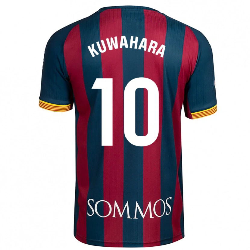 Danxen Børn Akane Kuwahara #10 Navy Blå Rød Hjemmebane Spillertrøjer 2025/26 Trøje T-Shirt