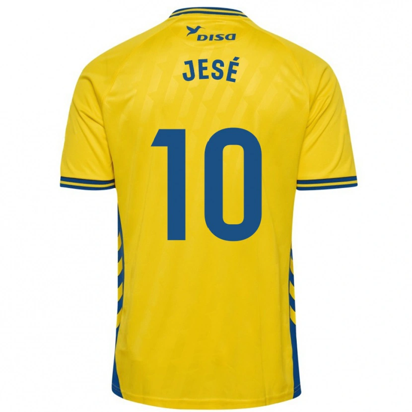 Danxen Børn Jesé #10 Gul Blå Hjemmebane Spillertrøjer 2025/26 Trøje T-Shirt