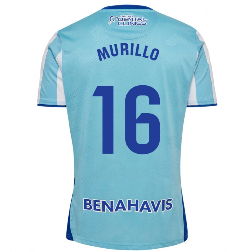 Danxen Børn Diego Murillo #16 Himmelblå Hvid Hjemmebane Spillertrøjer 2025/26 Trøje T-Shirt