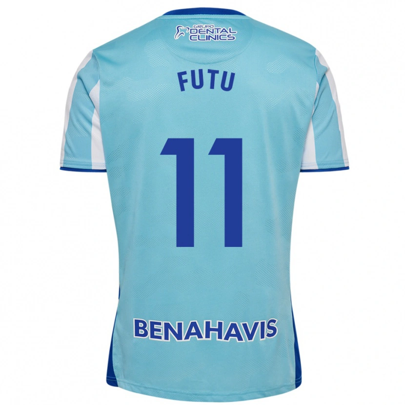 Danxen Børn Mirian Córdoba Álvarez #11 Himmelblå Hvid Hjemmebane Spillertrøjer 2025/26 Trøje T-Shirt