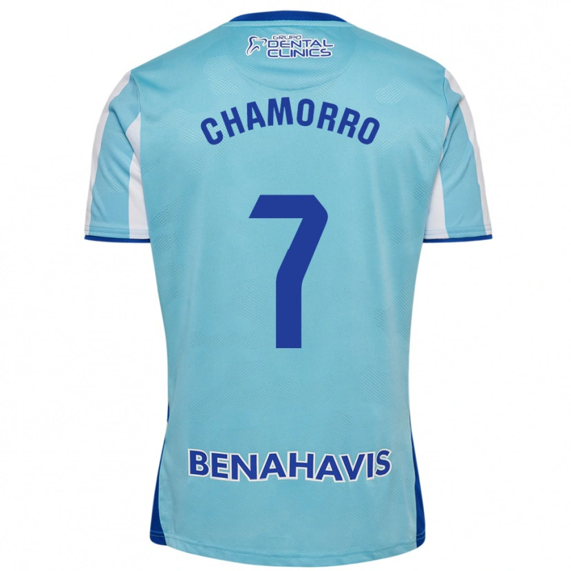 Danxen Børn Alexis Chamorro #7 Himmelblå Hvid Hjemmebane Spillertrøjer 2025/26 Trøje T-Shirt