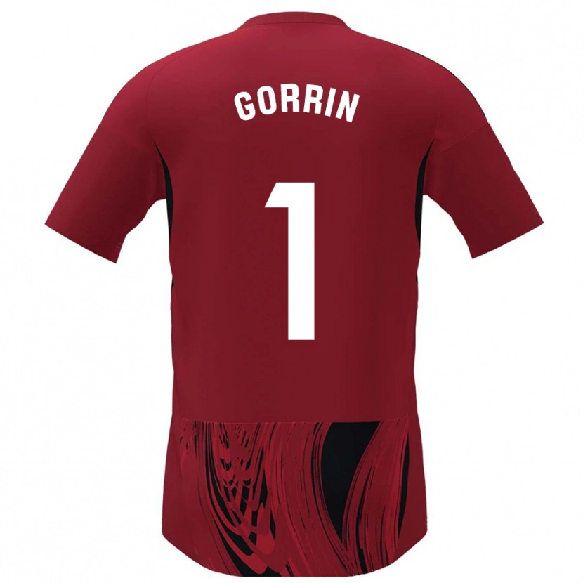 Danxen Børn Ale Gorrin #1 Rød Sort Hjemmebane Spillertrøjer 2025/26 Trøje T-Shirt