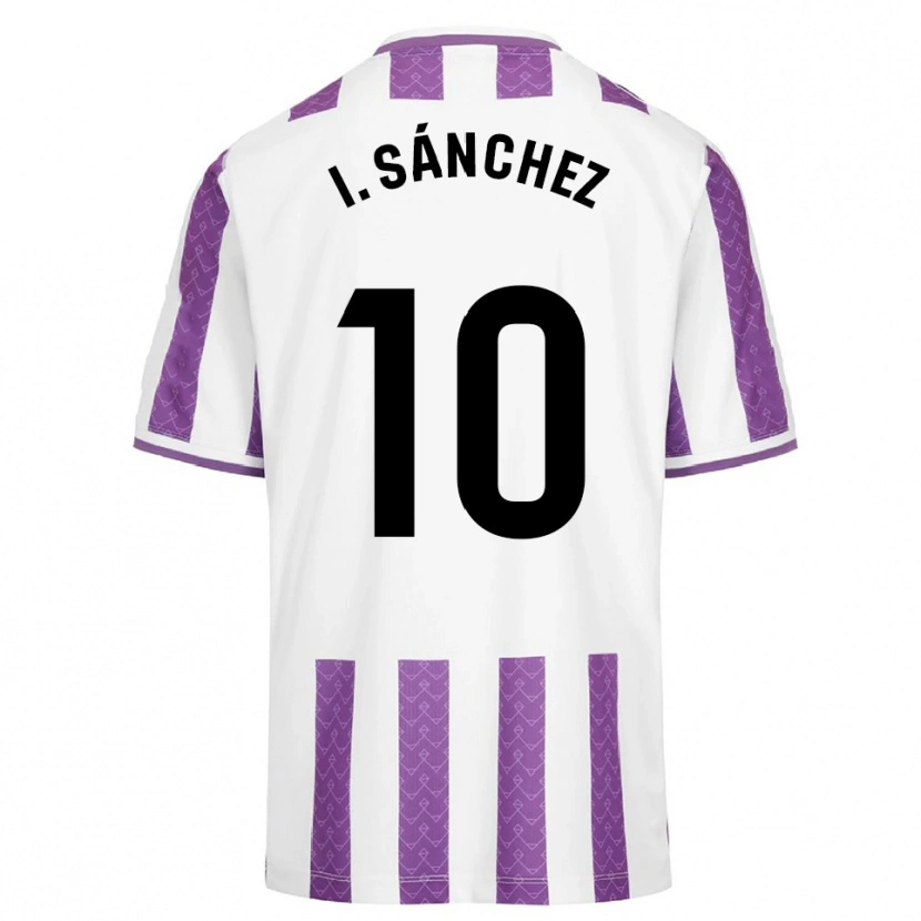 Danxen Børn Iván Sánchez #10 Lilla Hvid Hjemmebane Spillertrøjer 2025/26 Trøje T-Shirt
