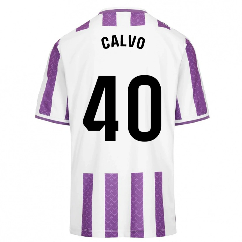 Danxen Børn Hugo Calvo #40 Lilla Hvid Hjemmebane Spillertrøjer 2025/26 Trøje T-Shirt