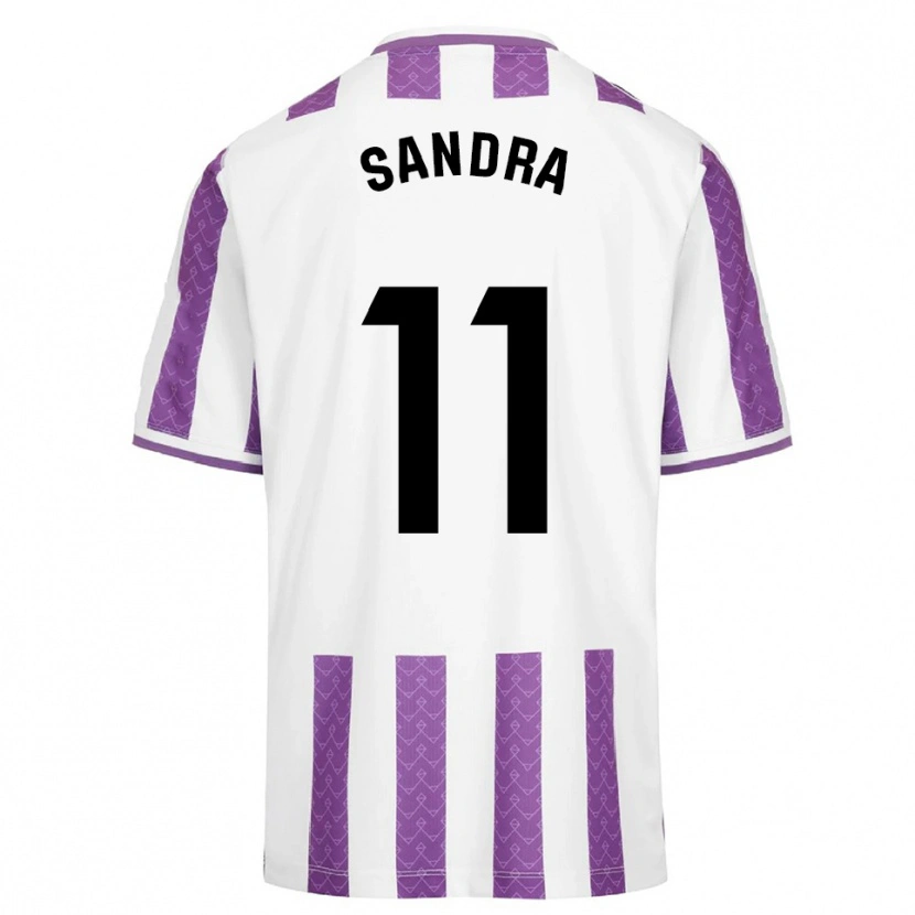 Danxen Børn Sandra Luengo González #11 Lilla Hvid Hjemmebane Spillertrøjer 2025/26 Trøje T-Shirt