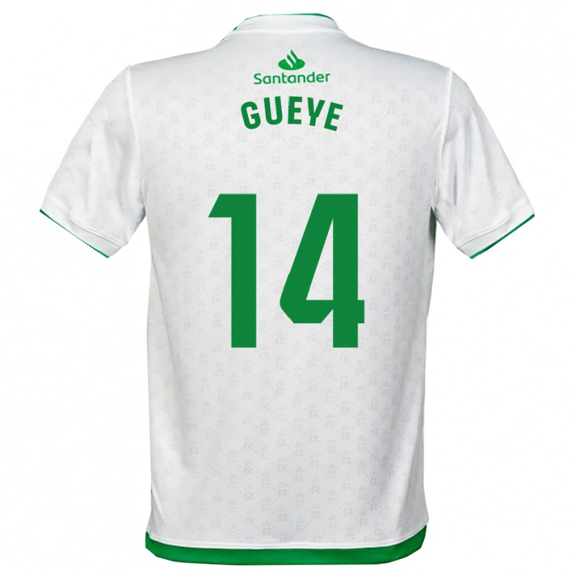 Danxen Børn Maguette Gueye #14 Grøn Hvid Hjemmebane Spillertrøjer 2025/26 Trøje T-Shirt
