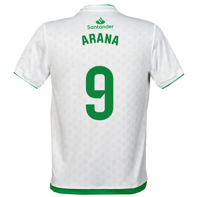 Danxen Børn Juan Carlos Arana #9 Grøn Hvid Hjemmebane Spillertrøjer 2025/26 Trøje T-Shirt