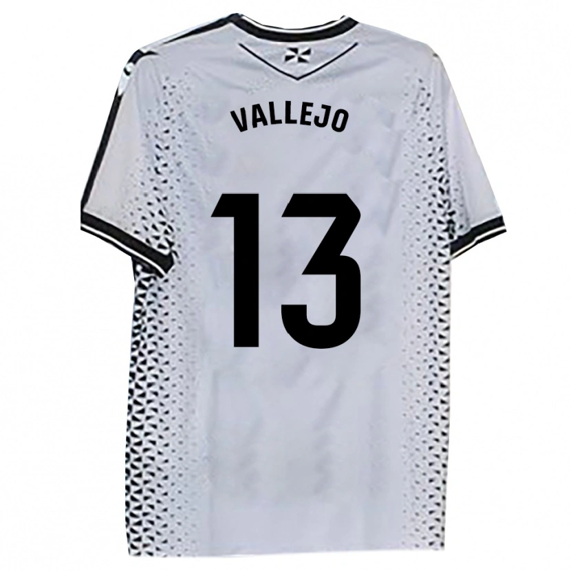 Danxen Børn Guillermo Vallejo #13 Hvid Sort Hjemmebane Spillertrøjer 2025/26 Trøje T-Shirt