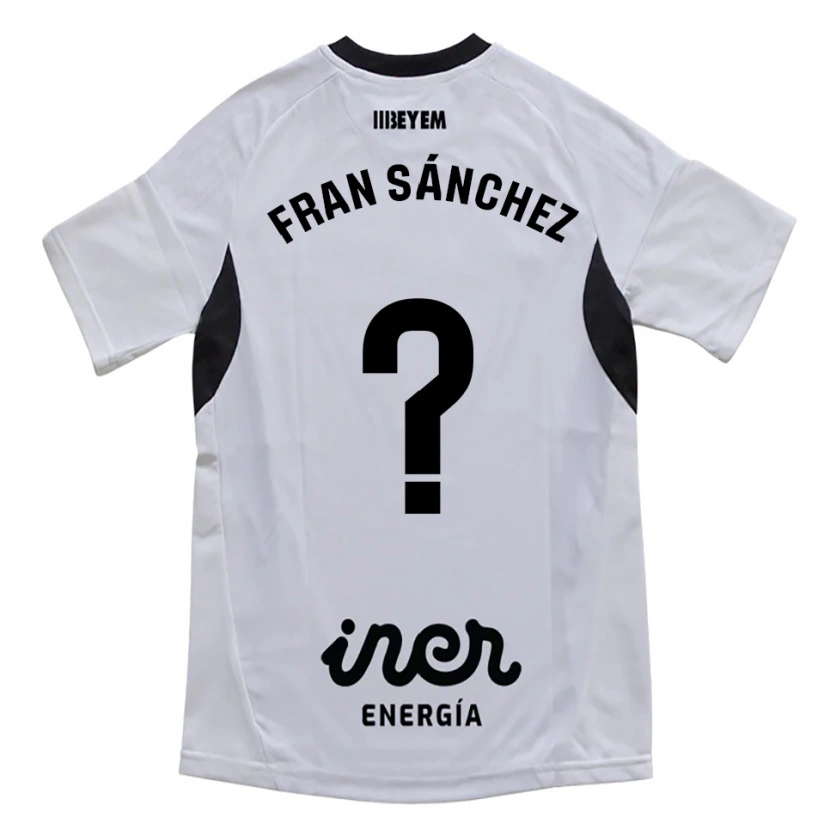 Danxen Børn Fran Sánchez #0 Hvid Lilla Hjemmebane Spillertrøjer 2025/26 Trøje T-Shirt