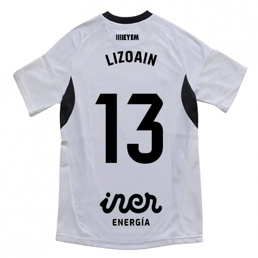 Danxen Børn Raúl Lizoain #13 Hvid Lilla Hjemmebane Spillertrøjer 2025/26 Trøje T-Shirt