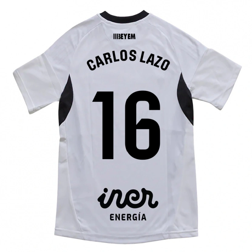 Danxen Børn José Carlos Lazo #16 Hvid Lilla Hjemmebane Spillertrøjer 2025/26 Trøje T-Shirt