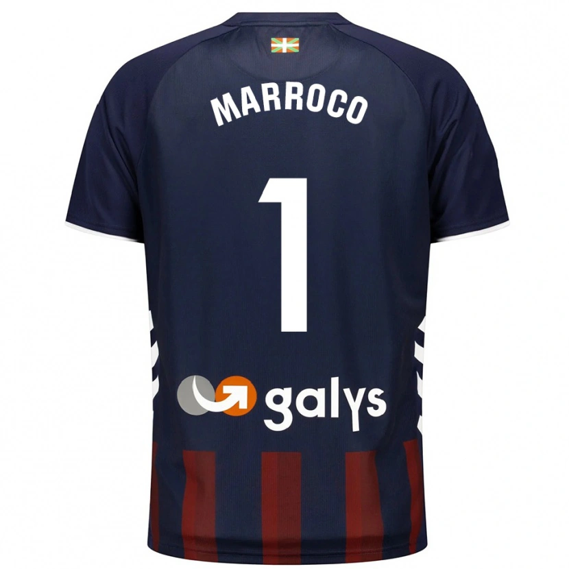 Danxen Børn Marc Marroco #1 Navy Rød Hjemmebane Spillertrøjer 2025/26 Trøje T-Shirt
