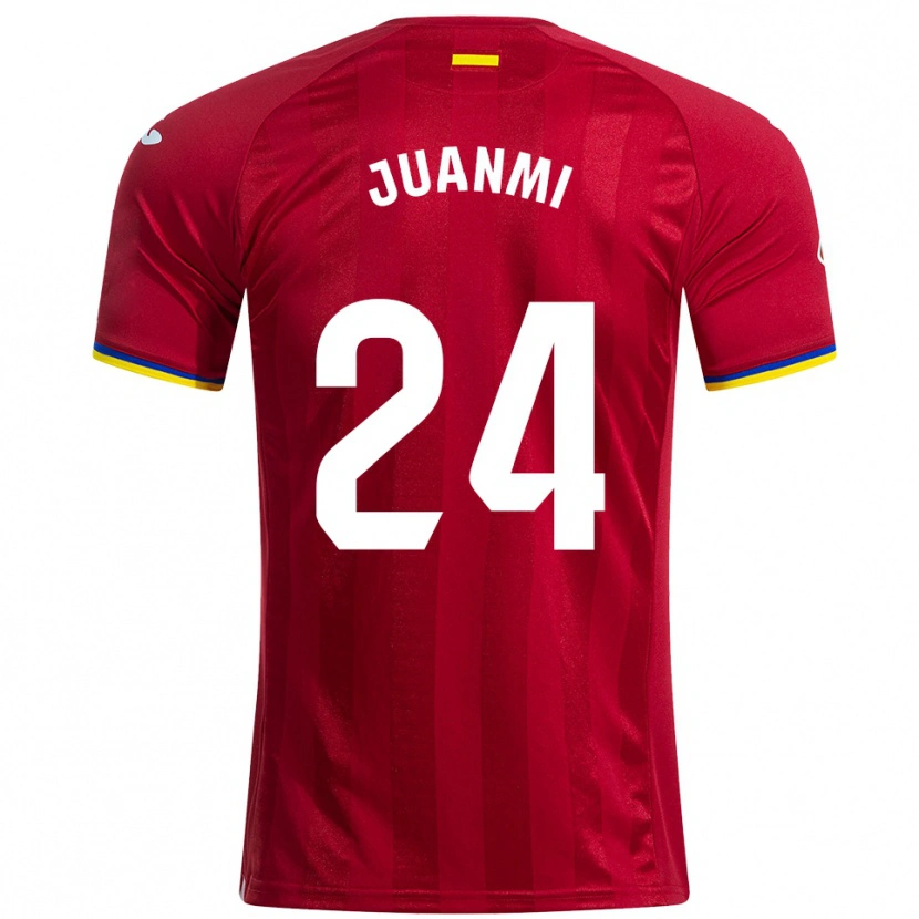Danxen Børn Juanmi #24 Rød Gul Blå Udebane Spillertrøjer 2025/26 Trøje T-Shirt