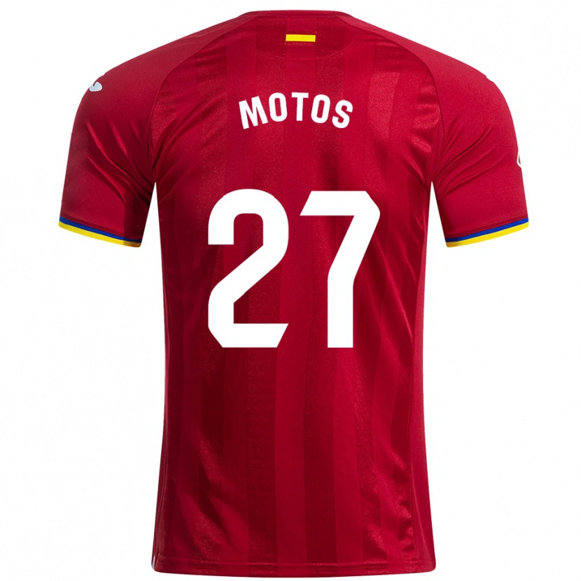 Danxen Børn Israel Motos #27 Rød Gul Blå Udebane Spillertrøjer 2025/26 Trøje T-Shirt