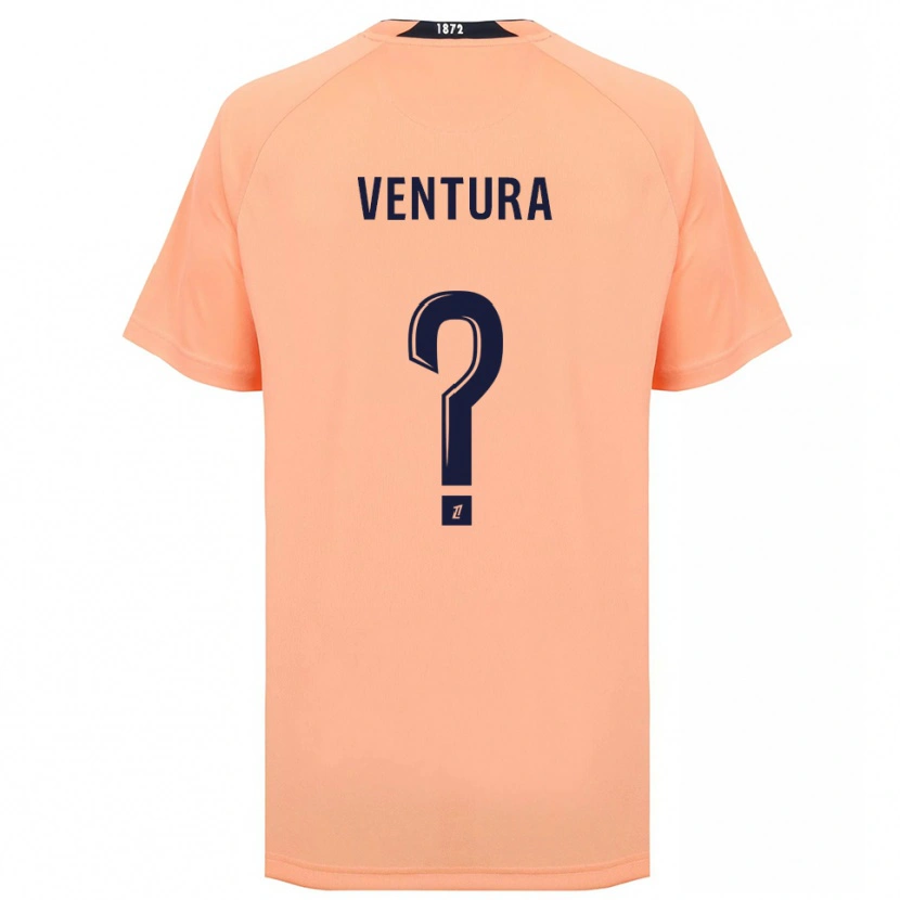 Danxen Børn Alice Mallard Ventura #0 Orange Marineblå Udebane Spillertrøjer 2025/26 Trøje T-Shirt