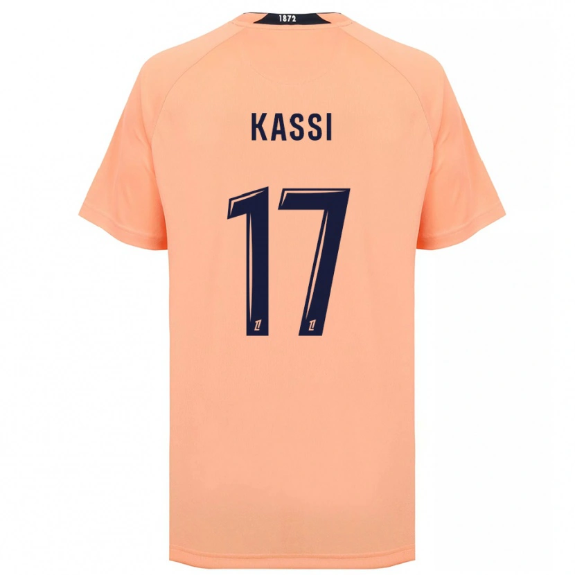 Danxen Børn Sarah Kassi #17 Orange Marineblå Udebane Spillertrøjer 2025/26 Trøje T-Shirt