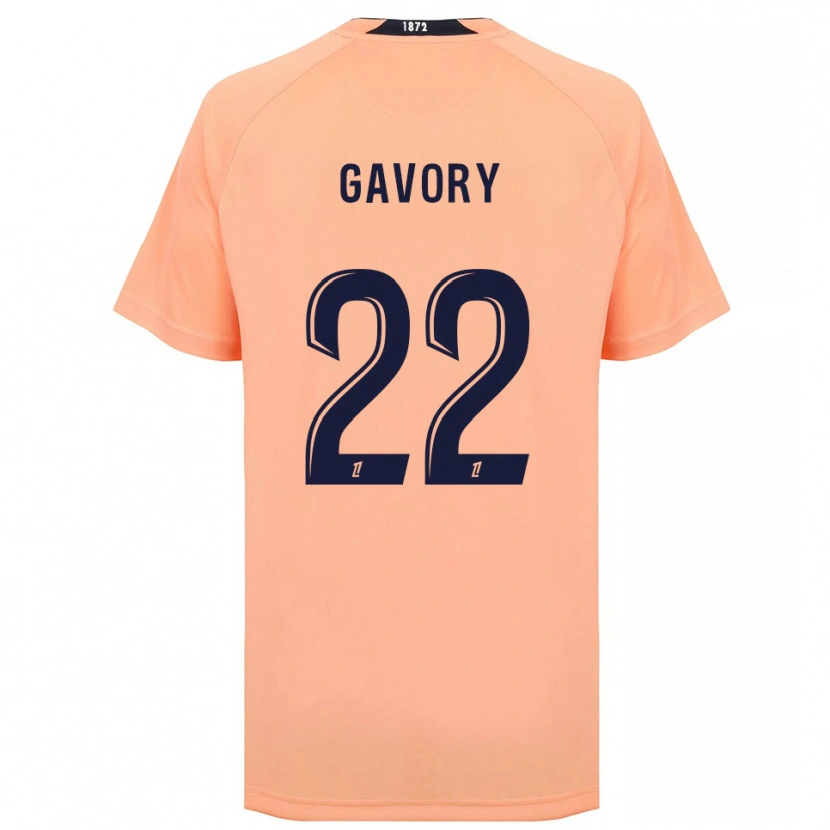 Danxen Børn Christy Gavory #22 Orange Marineblå Udebane Spillertrøjer 2025/26 Trøje T-Shirt