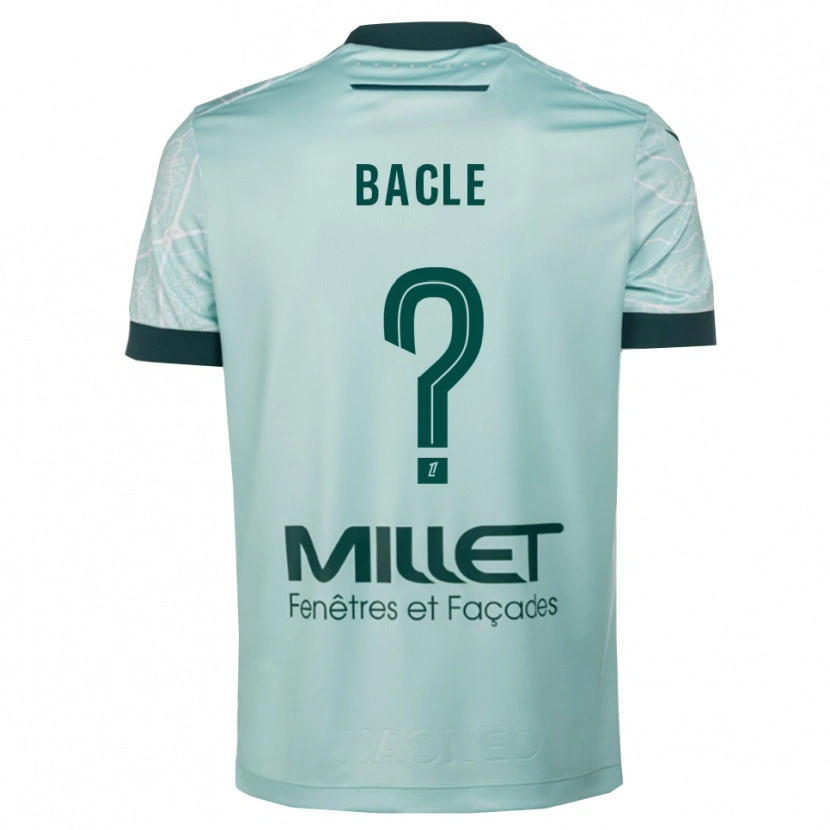 Danxen Børn Thomas Bacle #0 Grøn Hvid Udebane Spillertrøjer 2025/26 Trøje T-Shirt