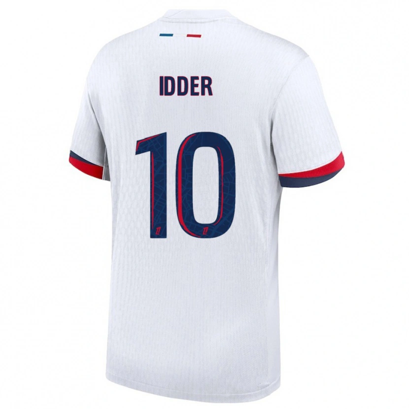 Danxen Børn Younes Idder #10 Hvid Rød Udebane Spillertrøjer 2025/26 Trøje T-Shirt