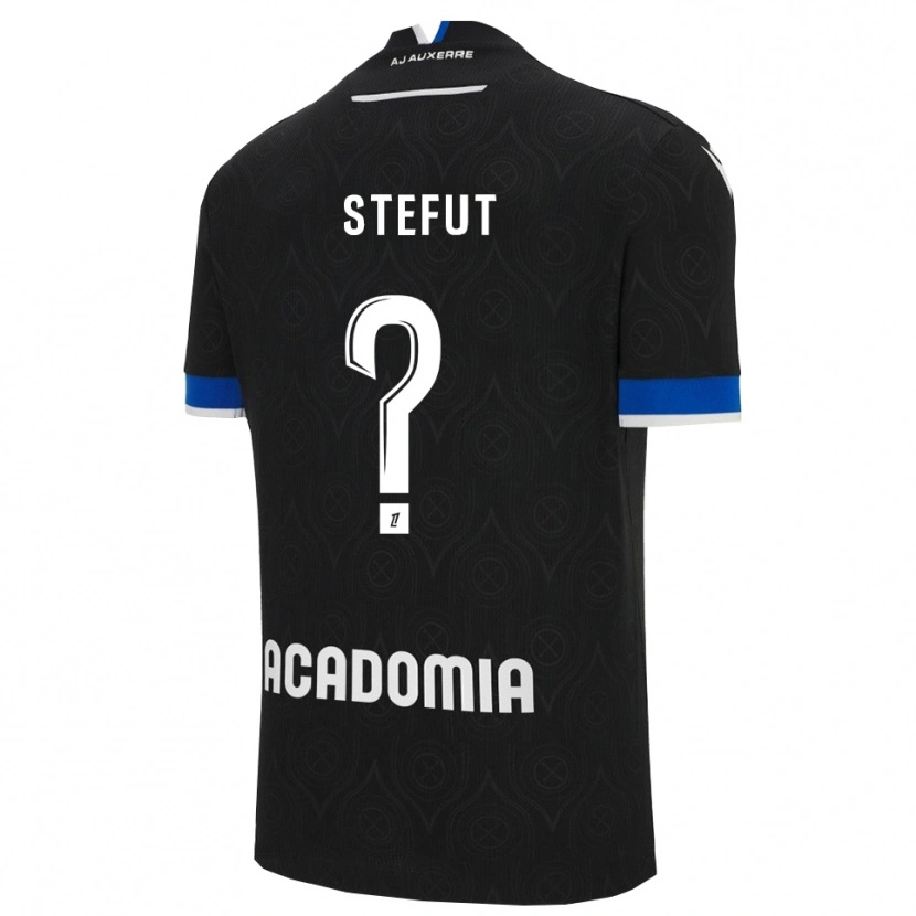 Danxen Børn Loredana Stefut #0 Sort Hvid Udebane Spillertrøjer 2025/26 Trøje T-Shirt