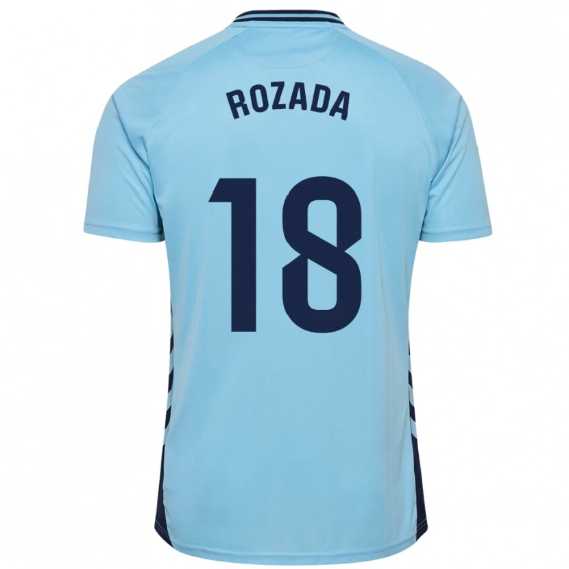 Danxen Børn Viti Rozada #18 Himmelblå Udebane Spillertrøjer 2025/26 Trøje T-Shirt