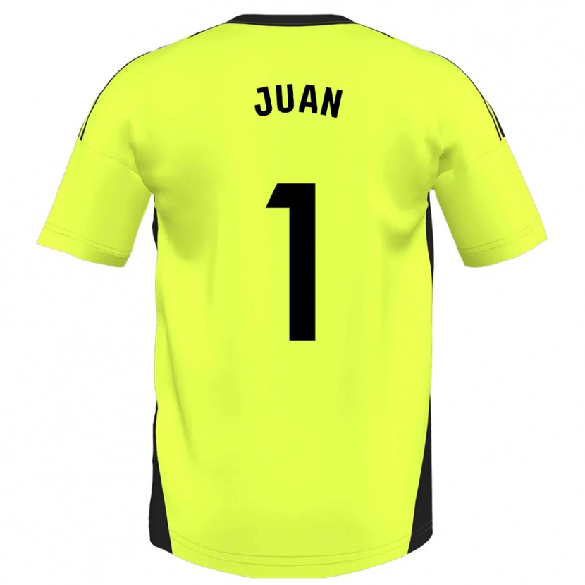 Danxen Børn Ramón Juan #1 Fluorescerende Gul Udebane Spillertrøjer 2025/26 Trøje T-Shirt