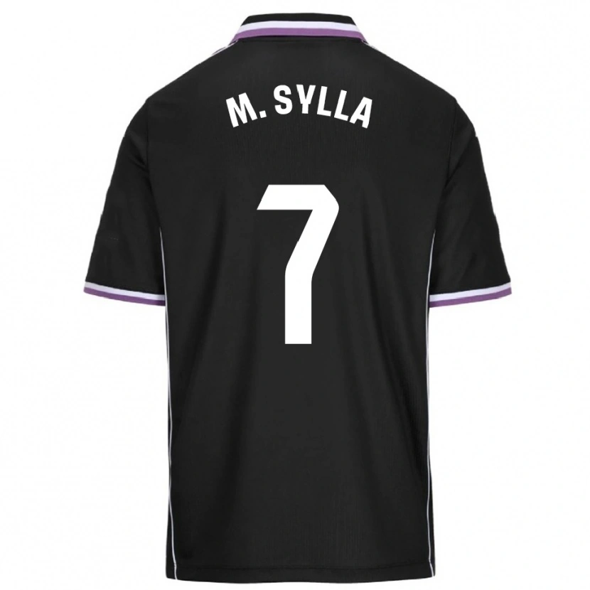 Danxen Børn Mamadou Sylla #7 Lilla Sort Udebane Spillertrøjer 2025/26 Trøje T-Shirt