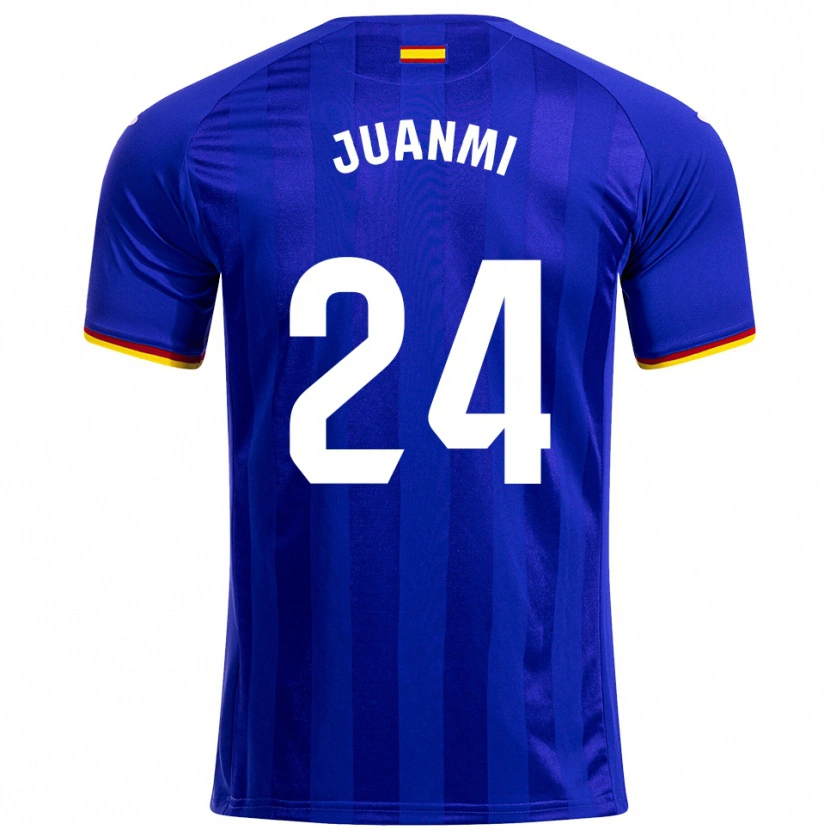 Danxen Mænd Juanmi #24 Blå Rød Gul Hjemmebane Spillertrøjer 2025/26 Trøje T-Shirt