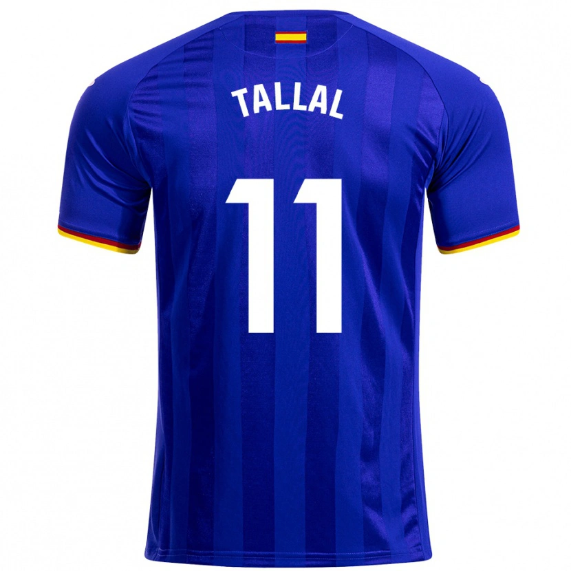 Danxen Mænd Yassin Tallal #11 Blå Rød Gul Hjemmebane Spillertrøjer 2025/26 Trøje T-Shirt