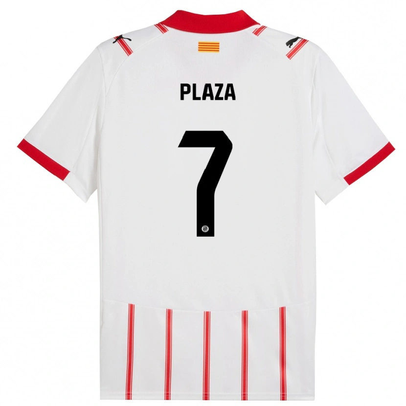 Danxen Mænd Nacho Plaza #7 Hvid Rød Hjemmebane Spillertrøjer 2025/26 Trøje T-Shirt