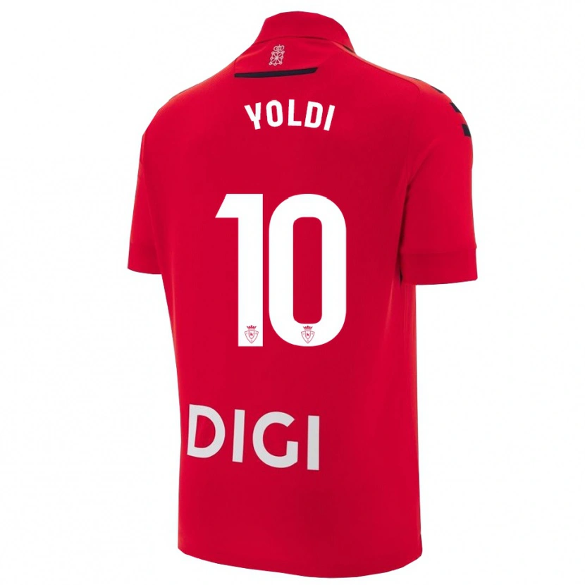 Danxen Mænd Ander Yoldi #10 Rød Sort Hjemmebane Spillertrøjer 2025/26 Trøje T-Shirt