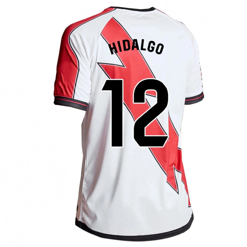 Danxen Mænd Patri Hidalgo #12 Hvid Rød Hjemmebane Spillertrøjer 2025/26 Trøje T-Shirt