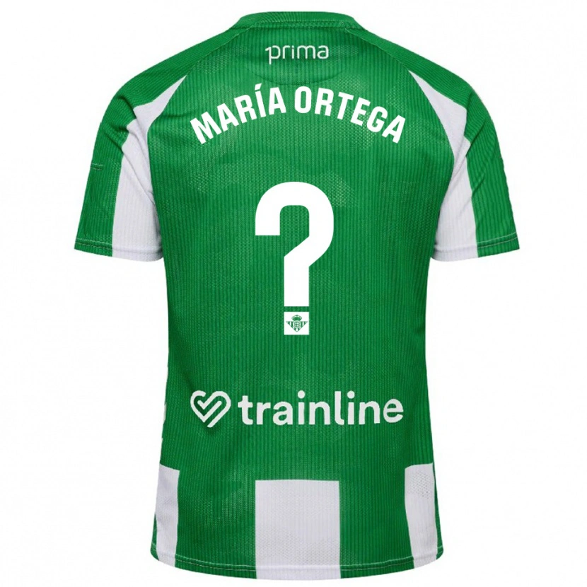 Danxen Mænd José María Ortega #0 Grøn Hvid Hjemmebane Spillertrøjer 2025/26 Trøje T-Shirt