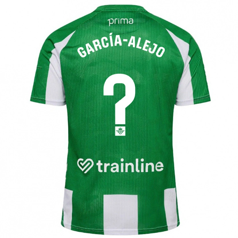 Danxen Mænd Raúl García-Alejo #0 Grøn Hvid Hjemmebane Spillertrøjer 2025/26 Trøje T-Shirt