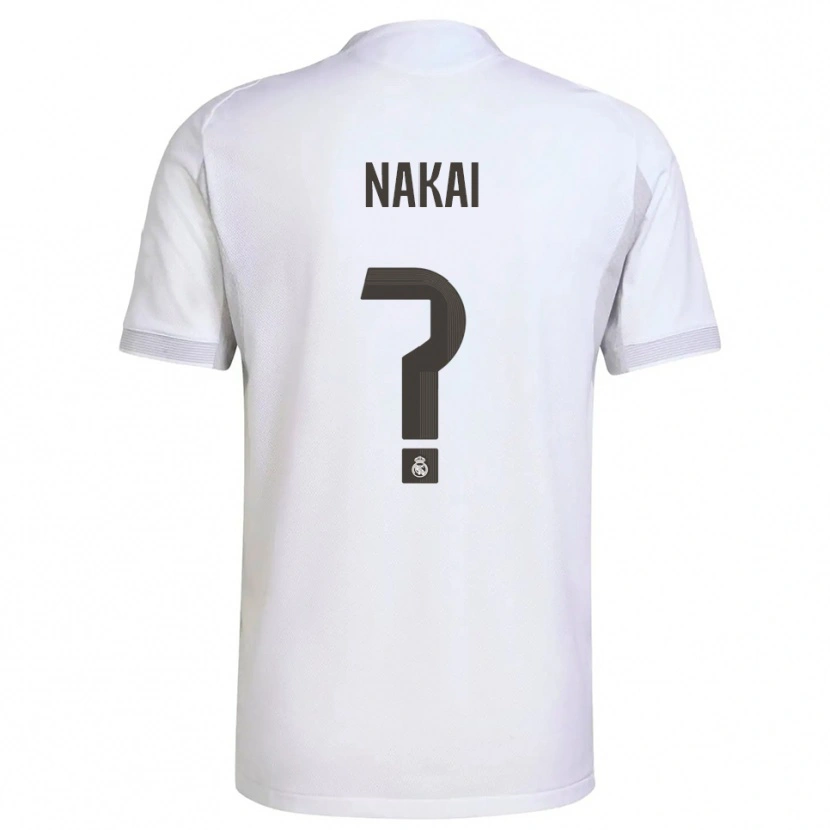 Danxen Mænd Takuhiro Nakai #0 Hvid Gul Hjemmebane Spillertrøjer 2025/26 Trøje T-Shirt