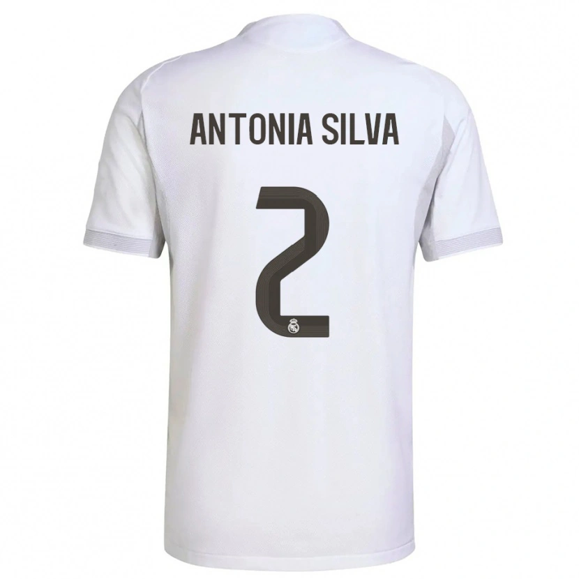 Danxen Mænd Antônia Silva #2 Hvid Gul Hjemmebane Spillertrøjer 2025/26 Trøje T-Shirt