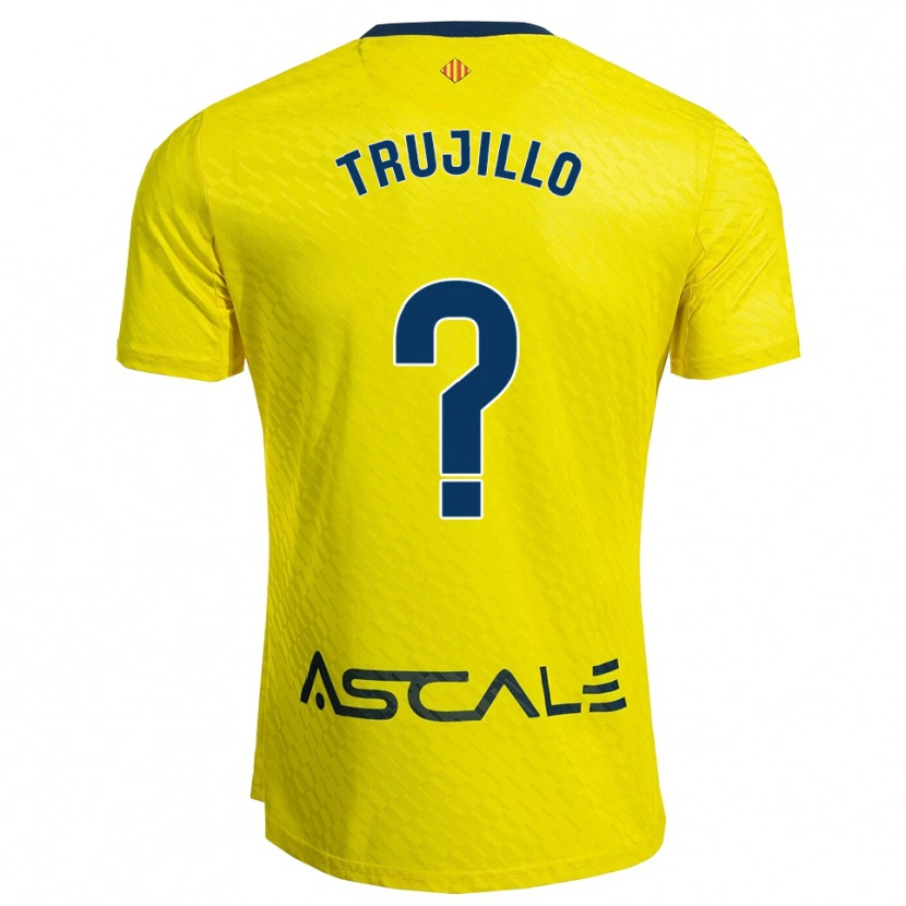Danxen Mænd Jairo Trujillo #0 Gul Navy Hjemmebane Spillertrøjer 2025/26 Trøje T-Shirt