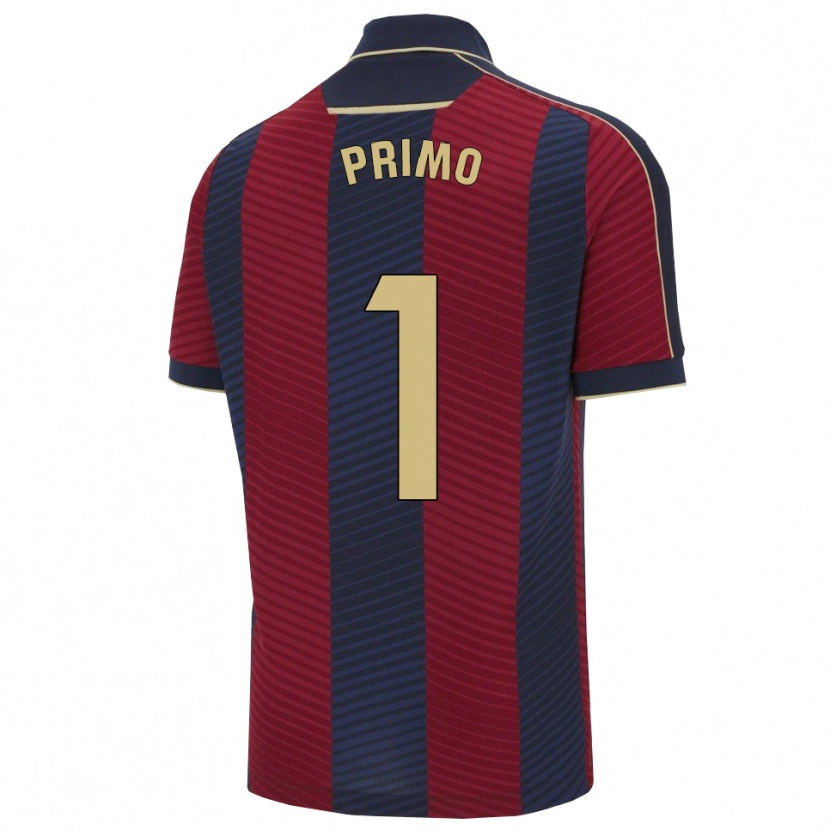 Danxen Mænd Álex Primo #1 Rød Navy Hjemmebane Spillertrøjer 2025/26 Trøje T-Shirt