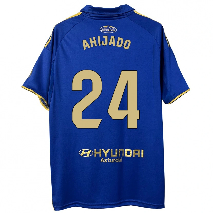 Danxen Mænd Lucas Ahijado #24 Blå Guld Hjemmebane Spillertrøjer 2025/26 Trøje T-Shirt