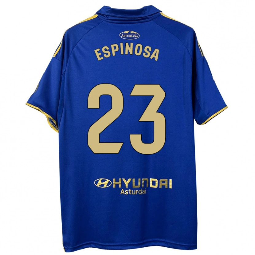 Danxen Mænd Diego Espinosa #23 Blå Guld Hjemmebane Spillertrøjer 2025/26 Trøje T-Shirt