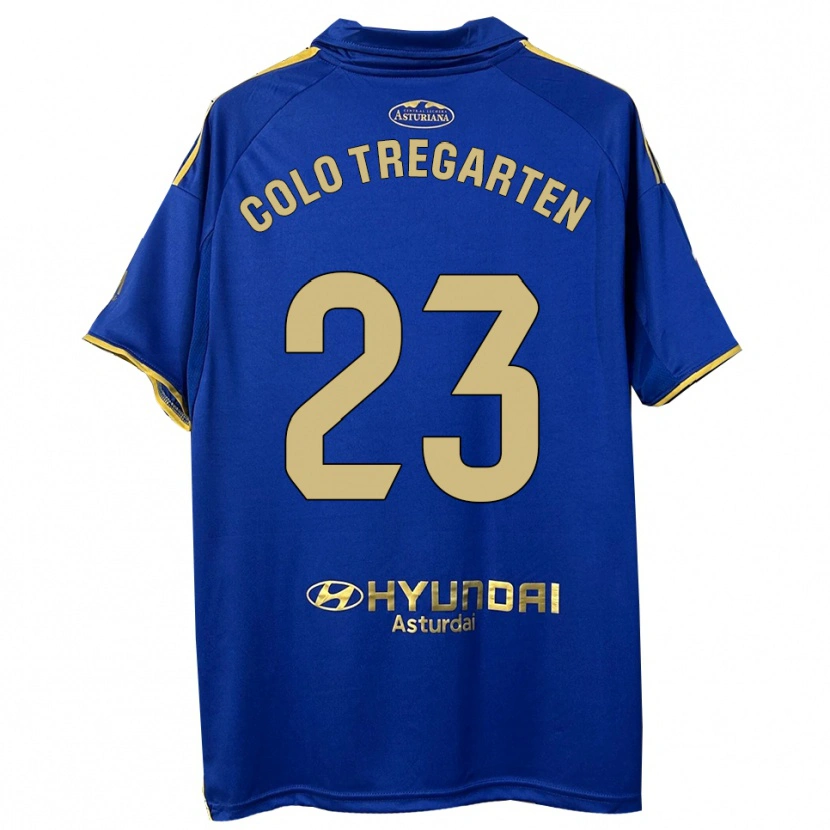 Danxen Mænd Colo Tregarten #23 Blå Guld Hjemmebane Spillertrøjer 2025/26 Trøje T-Shirt